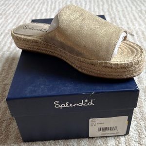 Splendid Gold Franci Wedge